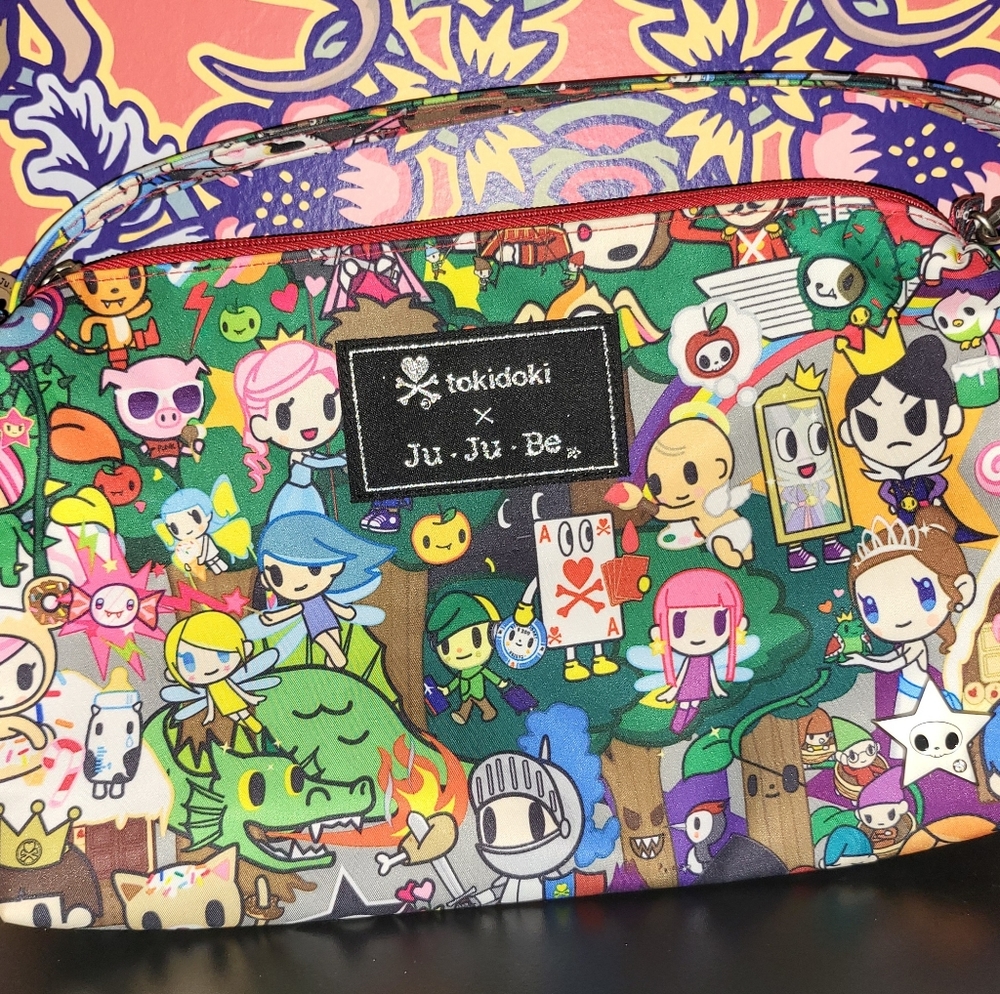 Tokidoki x Jujuebe Retired Fairytella Large Clutch - EUC